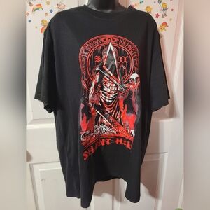 Silent Hill Graphic Short-Sleeve Tee - Black with Red Print